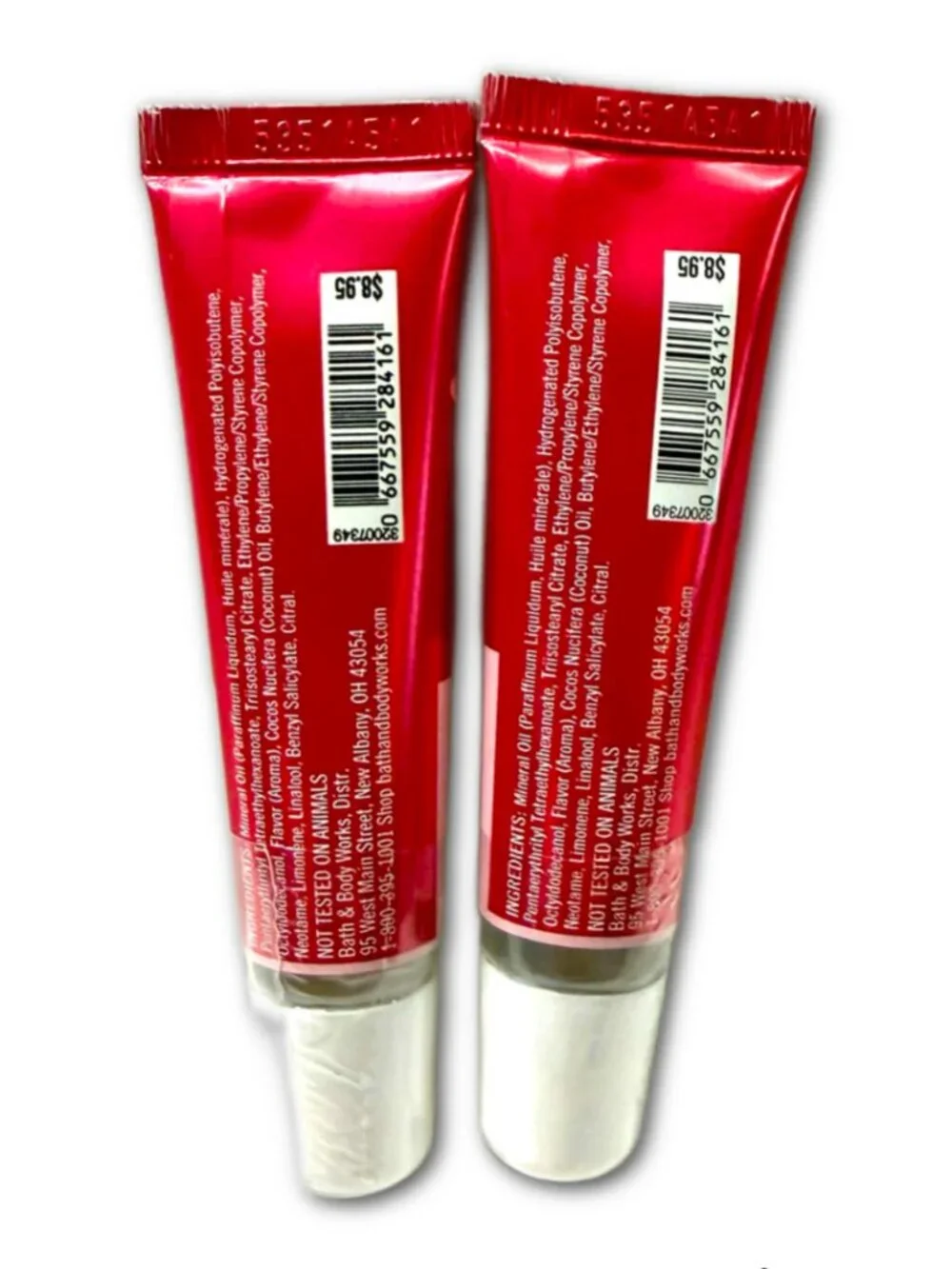 Bath & Body Works CHAMPAGNE TOAST Lip Gloss 0.47 ml Each NEW, Lot of 2